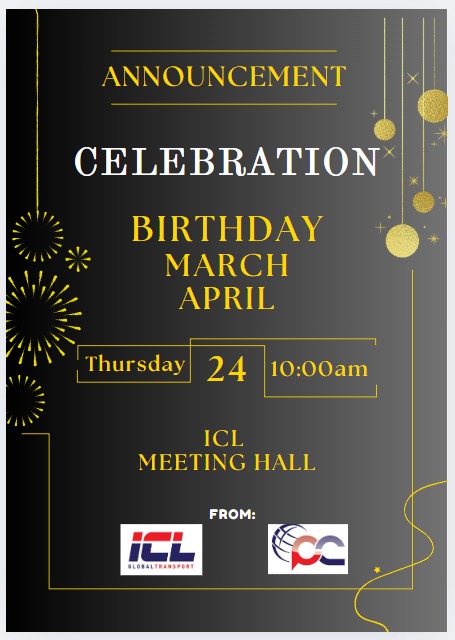 BIRTHDAY PARTY 2025 (MAR/APR)